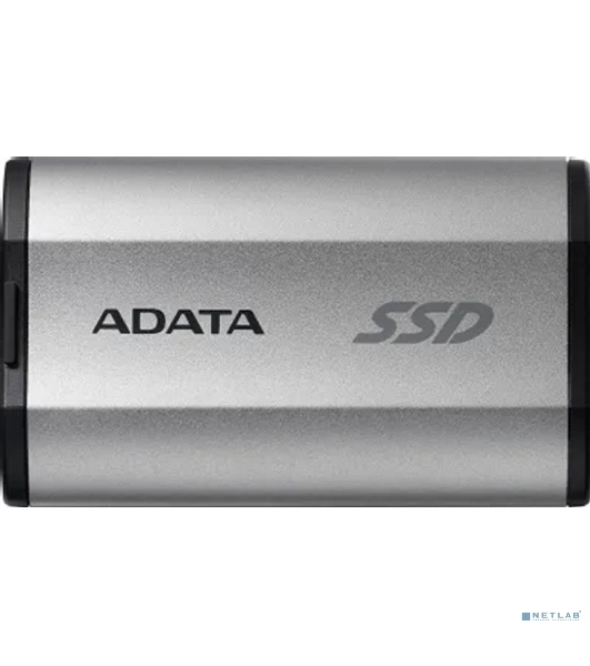 Внешний SSD ADATA SD810, 500 Gb, USB 3.2 Gen 2x2 Type-C, R/W 2000/2000, серебристый