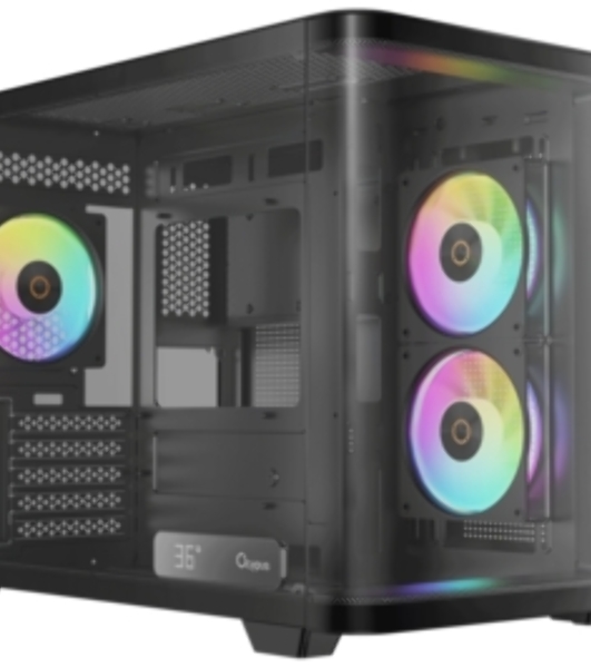 Компьютерный корпус Ocypus Iota C50 BK Curve ARGB Digital mATX без БП (Iota-C50-BKD300CD-GL)