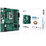Материнская плата ASUS Pro B760M-C-CSM, LGA 1700, Intel B760, 4xDDR5, 4xSATA, 2xM.2, 1xPCI-E 4.0 x16, 2xPCI-E x1, 1x 1Gb LAN, 2xUSB-A 2.0, 2xUSB-A 3.2 Gen 1, 1xHDMI, 1xVGA, 2xDP, 3x3.5 мм, 7.1, Micro-ATX, фото 1