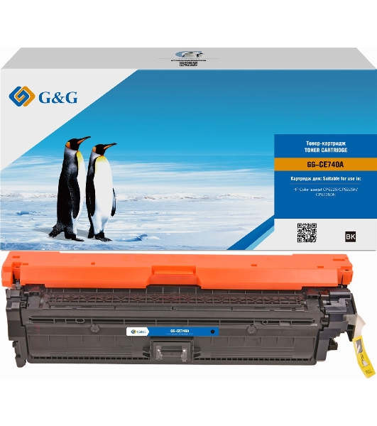 Картридж лазерный G&G GG-CE740A черный (7000 стр.) для HP LJ CP5220/CP5221/CP5223/CP5225