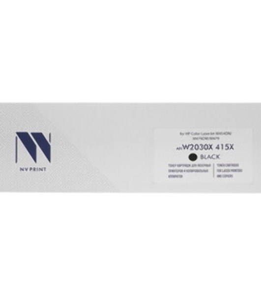Картридж лазерный NVPrint совместимый NV-W2030X 415X Black (БЕЗ ЧИПА) для HP Color LaserJet M454DN/M479DW/M479 (7500k)