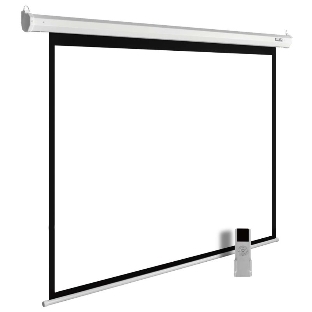 Экран Cactus 360x360 см MotoExpert CS-PSME-360x360-WT 1:1 настенно-потолочный рулонный белый (моторизованный привод)