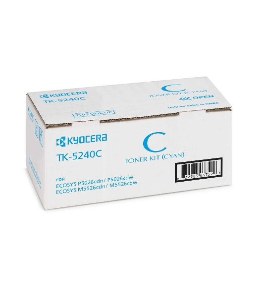 Картридж лазерный Kyocera TK-5240C (1T02R7CNL0) голубой для P5026cdn/cdw, M5526cdn/cdw 3000 стр.