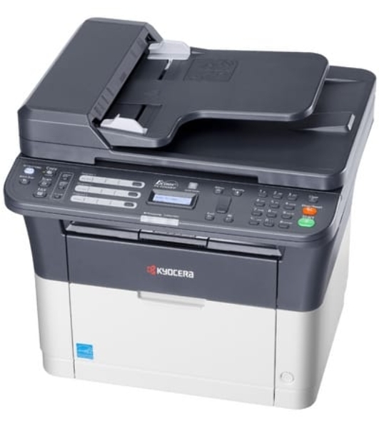 МФУ лазерное Kyocera Ecosys FS-1125MFP (1102M73RU0/1102M73RUV/1102M73RU2/1102M73NX2/1102M73DZ2), A4, ч/б, печ. до 25 стр/мин., скан. до 18 стр/мин. (ч/б) 6 стр/мин. (цвет), 600 x 600 dpi, USB, RJ-45