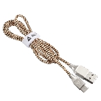 Кабель USB ACD-Titan Type-C ~ USB-A Нейлон, 1м, желто-черный, фото5