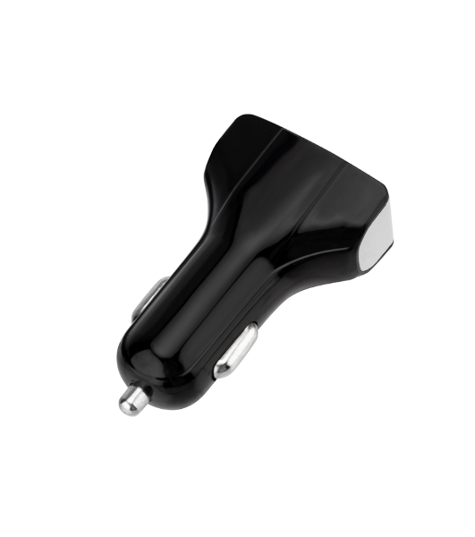 Зарядное устройство в прикуриватель Rexant 3 x USB, 1000mA, черный