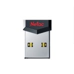 Флешка USB Netac UM81 (NT03UM81N-032G-20BK), 32Gb, USB 2.0, R/W 30/10, черный/красный, фото 1