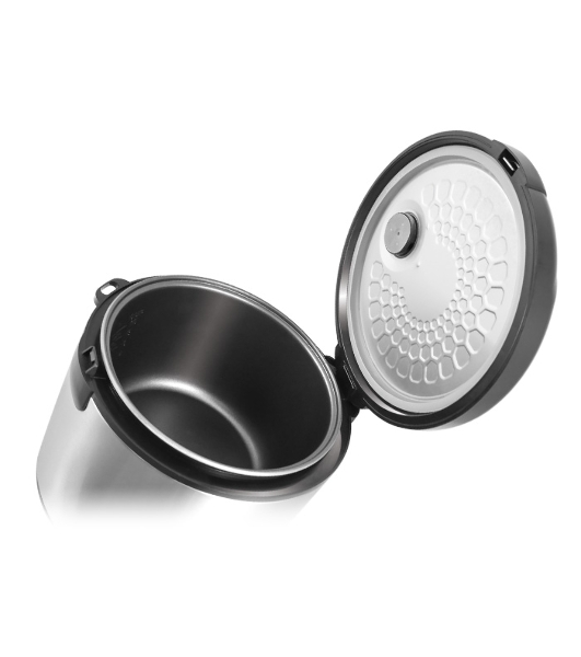 Мультиварка Centek CT-1490 (сталь)скороварка,1000Вт; 5.0л, 8 программ, ненагр крышка, а/п покр(4)