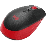 Мышь беспроводная Logitech M190 черный/красный, 1000 dpi, радиоканал, USB, кнопки - 3, фото78