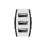 Зарядное устройство в прикуриватель Rexant 3 x USB, 1000mA, черный, фото 1