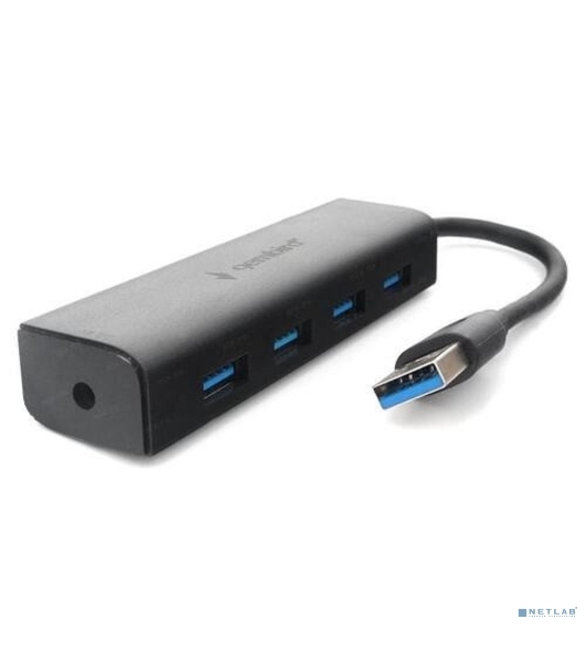 USB-концентратор Gembird UHB-C354, USB 3.0, USB 4 порта, USB с доп питанием