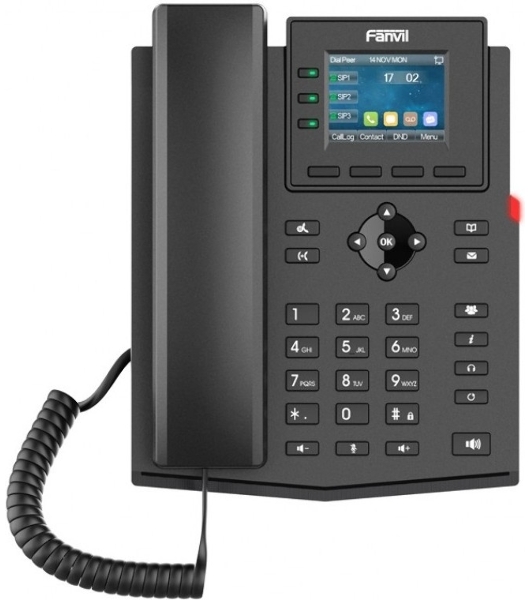 Телефон IP Fanvil X303 черный