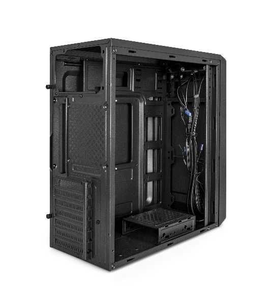 Компьютерный корпус Miditower ExeGate XP-332UC (ATX, без БП, 2хUSB 3.0/1хTypeC, аудио, черный)