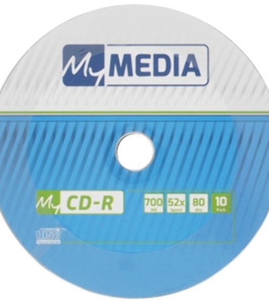 Диск CD-R MyMedia 700Mb 52x pack wrap (10шт) (69204)