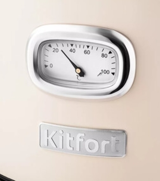 Чайник электрический Kitfort КТ-6150-1 1.7л. 2200Вт бежевый