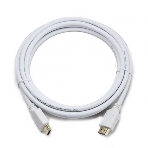 Кабель Cablexpert HDMI CC-HDMI4-W-6, 19M/19M, v2.0, медь, позол.разъемы, экран, 1.8м, белый, пакет, фото6