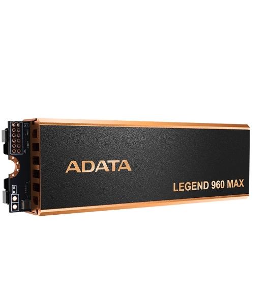 Накопитель SSD ADATA LEGEND 960 MAX, 2Tb, PCIe 4.0 x4, M.2 2280, NVMe, R/W 7400/6800, с радиатором