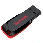 Флешка USB Sandisk CZ50 Cruzer Blade (SDCZ50-032G-B35), 32Gb, USB 2.0, R/W 15/4, черный/красный, фото11