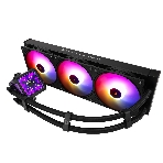 Водяное охлаждение для процессора Thermalright Frozen Warframe Pro 360 черный ARGb (360мм, черный, ARGb/Fans: 3x120мм, 70.84CFM, 29.8dBA, 2000RPM/Pump height 60мм, 23dBA, 3000RPM, Rad thickness 27mm/S: 1200, 1700, 1851, 2011, 2066, 115X, AM4, AM5), фото12