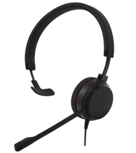 Гарнитура Jabra Evolve 20 MS Mono чёрный, проводная