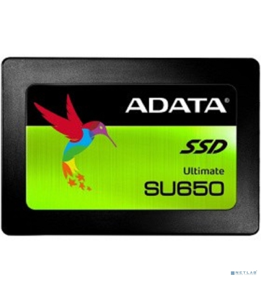 Накопитель SSD ADATA SU650, 240Gb, SATA III, 2.5', R/W 520/450