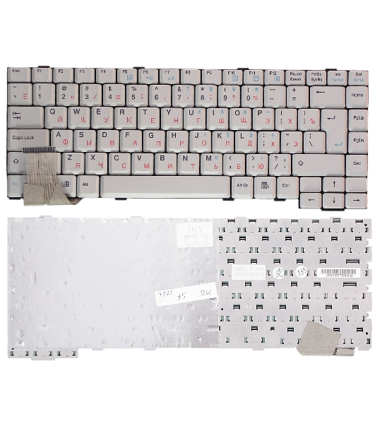 Клавиатура для ноутбука Packard Bell 7521 6020 6021 серая
