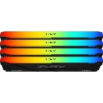 Оперативная память Kingston Fury Beast, DDR4, 32GB (4x8GB), 3600MHz, CL17, DIMM, с радиаторами, RGB, черный, фото4
