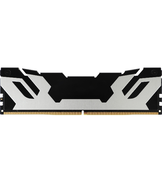 Оперативная память Kingston Fury Renegade, DDR5, 32Gb (1x32GB), 6400MHz, CL32, DIMM, радиатор, серебристый/черный