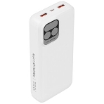 Портативный аккумулятор Perfeo Powerbank Atomic Age 20000 mAh/LED дисплей/PD + QC 3.0/Type-C/2 USB/Выход: 5A, max 22.5W белый (PF_E1475), фото8