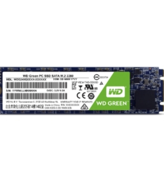 Накопитель SSD WD Green  3D NAND WDS480G2G0B 480ГБ M2.2280 SATA-III (TLC)
