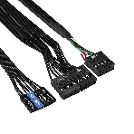 Компьютерный корпус Minitower ExeGate EX291140RUS BAA-105-01AAA350 (mATX, БП AAA350 с вент. 8см, 2*USB, аудио, черный), фото2