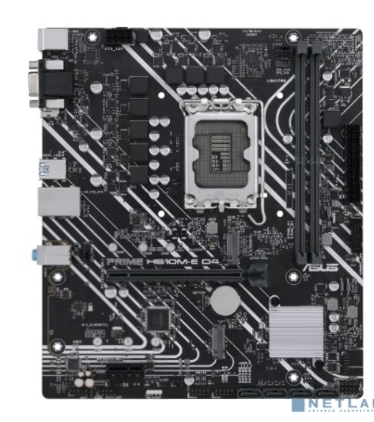Материнская плата ASUS PRIME H610M-E D4-CSM, LGA 1700, Intel H610, 2xDDR4, 4xSATA, 2xM.2 PCIe 3.0 (x2, x4), 1xPCIe 4.0 x16, 1xPCIe x1, 1xHDMI, 1xDP, 1xVGA, 2xUSB-A 2.0, 2xUSB-A 3.2 Gen 1, 1x 1Gb LAN, 3x3.5 мм, 7.1, mATX