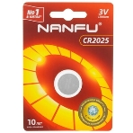 Батарейка литиевая 2025 NANFU (1 шт. в уп-ке) 3 В, фото4