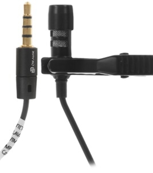 Микрофон проводной Oklick/Оклик MP-M400 3м черный