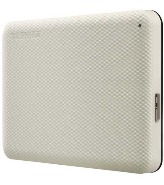 Внешний HDD 2.5' Toshiba Canvio Advance, 4TB, USB 3.2 Gen 1 Type-A, 5400 rpm, белый