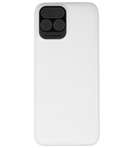 Портативный аккумулятор Perfeo Powerbank Atomic Age 20000 mAh/LED дисплей/PD + QC 3.0/Type-C/2 USB/Выход: 5A, max 22.5W белый (PF_E1475)
