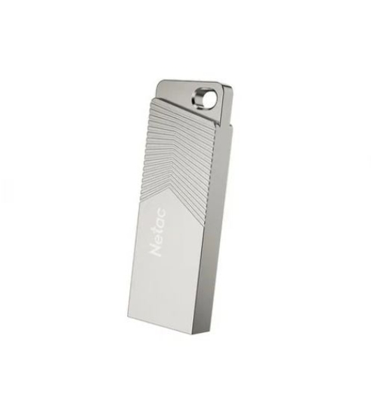 Флешка USB Netac UM1 (NT03UM1N-064G-32PN), 64Gb, USB 3.2, R/W 150/45, серебристый