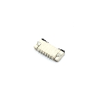 Разъем FPC Flip-Lock 1010-6RLGF 6 pin высота 1мм шаг 1мм, фото4