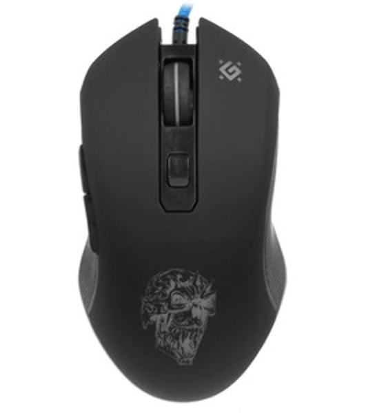 Мышь проводная Defender Sleipnir GM-927 черный, 12800 dpi, USB, кнопки - 6