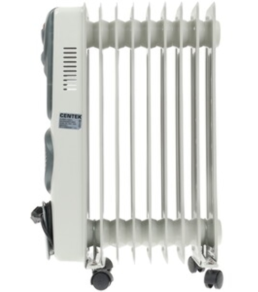 Обогреватель масляный Centek CT-6203-9 (9 секций) белый, 2400 Вт, 20 м2, 3 режима, термостат