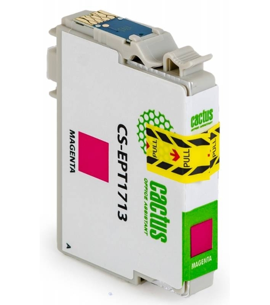 Картридж струйный Cactus CS-EPT1713 17XL пурпурный (10 мл) для Epson XP-33/103/203/207/303/306/403/406