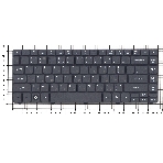 Клавиатура для ноутбука Acer Aspire Timeline 3410 3410T 3410G 4741 3810 черная матовая, фото2