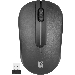 Мышь беспроводная Defender Hit MM-495 черный, 1600 dpi, радиоканал, USB, кнопки - 3, фото16