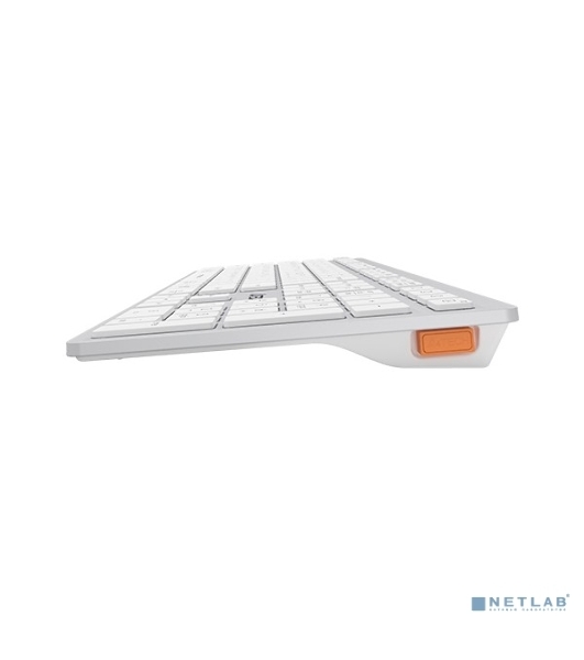 Клавиатура беспроводная A4Tech Fstyler FBX50C, USB, Bluetooth/Радиоканал, белый