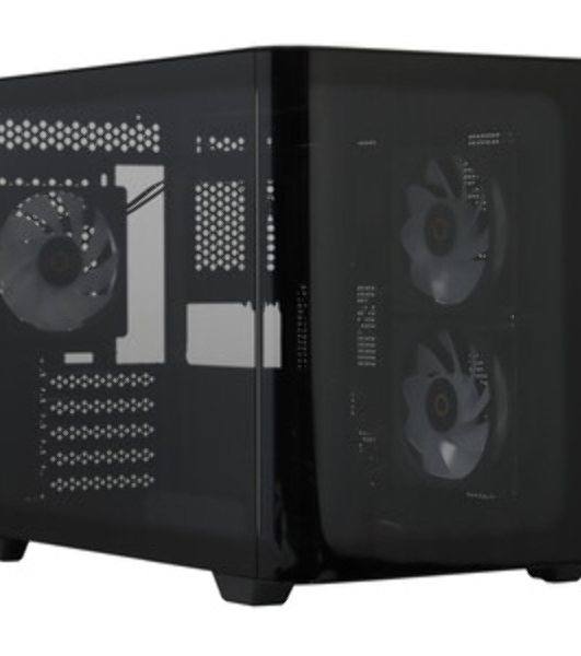 Компьютерный корпус Ocypus Iota C50 BK Curve ARGB Digital mATX без БП (Iota-C50-BKD300CD-GL)