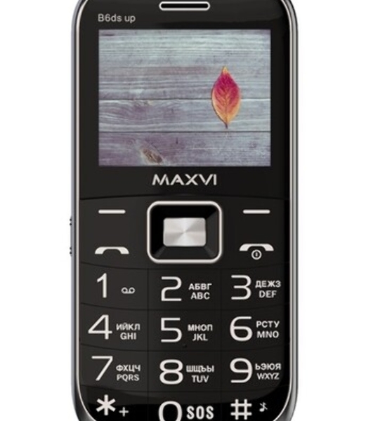 Мобильный телефон Maxvi B6ds up черный