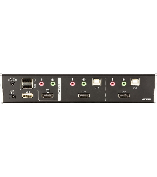 Переключатель, электрон., KVM+Audio+USB 2.0, 1 user USB+HDMI => 2 cpu USB+HDMI, соШнур. USB 2х1.8м., настол., исп.стандарт, без OSD, некаскад.. CUBIQ 2 PORT HDMI KVMP SWITCH W/1.8M