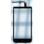 Сенсорное стекло (тачскрин) для HTC One XC X720d, черное, фото3
