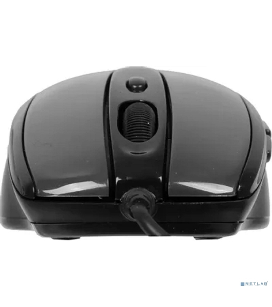 Мышь проводная A4Tech N-708X серый глянец/черный, 1600 dpi, USB, кнопки - 6