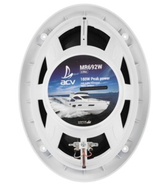 Колонки автомобильные ACV Marine MR692 90Вт 91дБ 16.5 см (6 1/2дюйм) (ком.: 2 кол.) коаксиальные двухполосные